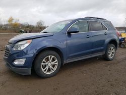 Chevrolet Equinox lt salvage cars for sale: 2016 Chevrolet Equinox LT