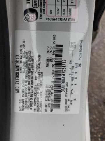 2012 Ford Fusion SE