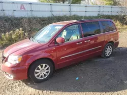 Salvage cars for sale at Davison, MI auction: 2015 Chrysler Town & Country Touring