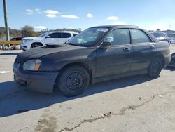 Subaru wrx salvage cars for sale: 2004 Subaru Impreza WRX