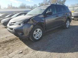 Salvage cars for sale from Copart Wichita, KS: 2013 Toyota Rav4 LE