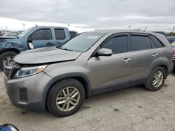 Salvage cars for sale at Indianapolis, IN auction: 2014 KIA Sorento LX