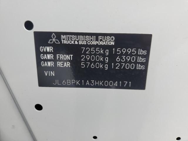 2017 Mitsubishi Fuso Truck OF America INC FE FEC72W