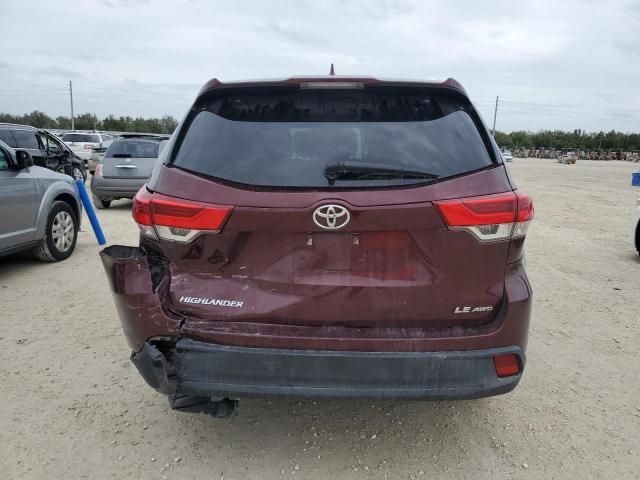 2019 Toyota Highlander LE