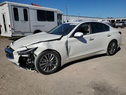 Salvage cars for sale at Riverview, FL auction: 2023 Infiniti Q50 Luxe