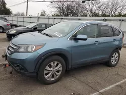 Salvage cars for sale from Copart Moraine, OH: 2013 Honda CR-V EXL