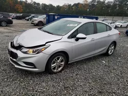 Salvage cars for sale at Ellenwood, GA auction: 2017 Chevrolet Cruze LT