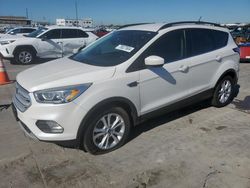 Salvage cars for sale at Grand Prairie, TX auction: 2018 Ford Escape SEL