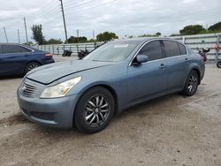 Salvage cars for sale at Miami, FL auction: 2007 Infiniti G35