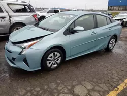 2016 Toyota Prius en venta en Woodhaven, MI