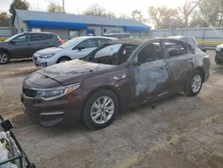 Salvage cars for sale at Wichita, KS auction: 2017 KIA Optima LX