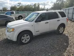 Salvage cars for sale at Riverview, FL auction: 2008 Ford Escape HEV