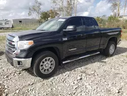 Toyota Tundra Double cab sr salvage cars for sale: 2016 Toyota Tundra Double Cab SR