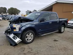 Salvage cars for sale at Hayward, CA auction: 2017 Ford F150 Supercrew