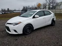 Toyota Corolla salvage cars for sale: 2015 Toyota Corolla L