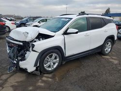 Salvage cars for sale at Woodhaven, MI auction: 2022 GMC Terrain SLE