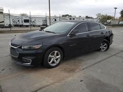 Salvage cars for sale at Sacramento, CA auction: 2016 Chevrolet Malibu LS