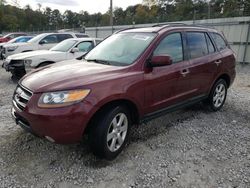 Salvage cars for sale at Ellenwood, GA auction: 2007 Hyundai Santa FE SE