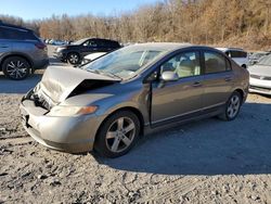 Salvage cars for sale at Marlboro, NY auction: 2007 Honda Civic EX