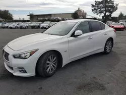 Salvage cars for sale at San Martin, CA auction: 2016 Infiniti Q50 Premium