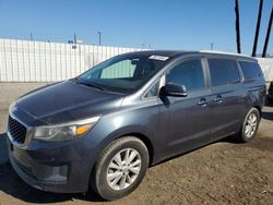 KIA Vehiculos salvage en venta: 2017 KIA Sedona LX