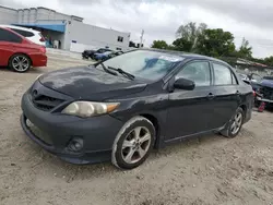 Salvage cars for sale at Opa Locka, FL auction: 2011 Toyota Corolla Base