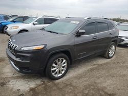 Salvage cars for sale at Indianapolis, IN auction: 2015 Jeep Cherokee Limited