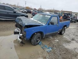 Salvage cars for sale from Copart Chicago: 1992 Chevrolet S Truck S10