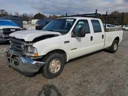 Salvage cars for sale from Copart Spartanburg, SC: 2002 Ford F250 Super Duty