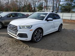 Salvage cars for sale at North Billerica, MA auction: 2018 Audi SQ5 Premium Plus