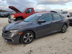 Salvage cars for sale at West Warren, MA auction: 2021 Honda Civic LX