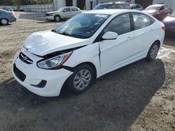 Salvage cars for sale from Copart Savannah, GA: 2017 Hyundai Accent SE