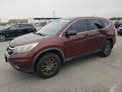 Salvage SUVs for sale at auction: 2015 Honda CR-V LX