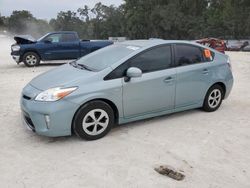 Salvage cars for sale at Ocala, FL auction: 2015 Toyota Prius