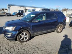 Salvage cars for sale at Pennsburg, PA auction: 2016 Ford Explorer XLT