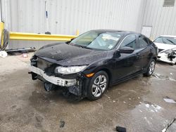 Salvage cars for sale at New Orleans, LA auction: 2017 Honda Civic LX