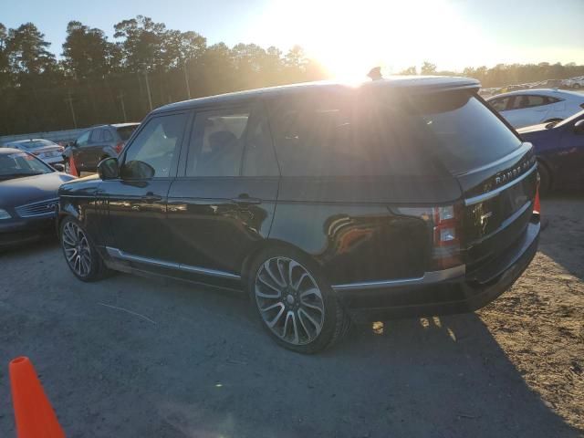 2016 Land Rover Range Rover HSE