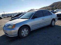 Salvage cars for sale at Colton, CA auction: 2003 Honda Civic LX