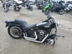 Salvage motorcycles for sale at Des Moines, IA auction: 2005 Harley-Davidson Fxstbi