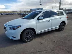 Salvage cars for sale at Colorado Springs, CO auction: 2013 Infiniti JX35