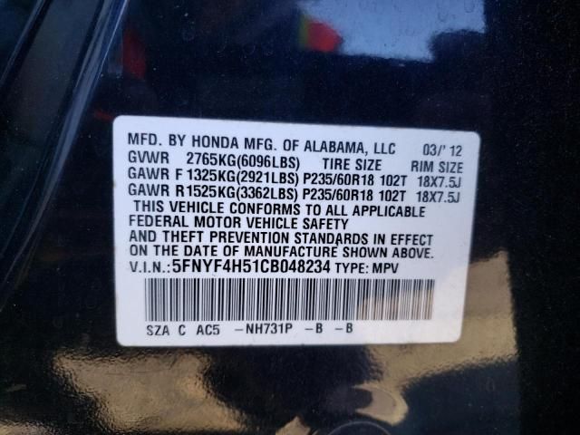 2012 Honda Pilot EXL