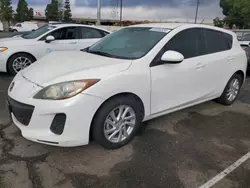 Mazda salvage cars for sale: 2012 Mazda 3 I