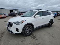 Salvage cars for sale at Gaston, SC auction: 2017 Hyundai Santa FE SE