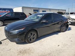 Salvage cars for sale at Haslet, TX auction: 2022 Hyundai Elantra Blue