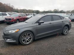 Salvage cars for sale at Mocksville, NC auction: 2017 Ford Fusion SE