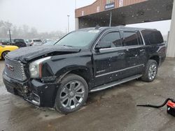 Salvage cars for sale from Copart Fort Wayne, IN: 2015 GMC Yukon XL Denali