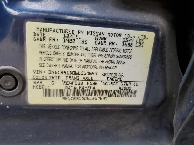 2006 Nissan Sentra 1.8