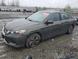 Salvage cars for sale at Arlington, WA auction: 2014 Honda Accord LX