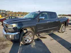 Salvage cars for sale at Dunn, NC auction: 2017 Chevrolet Silverado C1500 LTZ