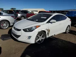 Salvage cars for sale at Brighton, CO auction: 2013 Hyundai Elantra GLS